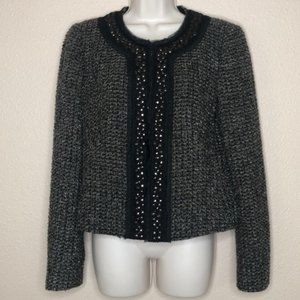 Armani Collezioni Tweed Blazer Jacket